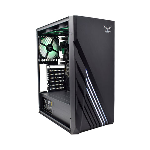 Gabinete Gaming Naceb Technology NA-0612, Gabinete, Negro