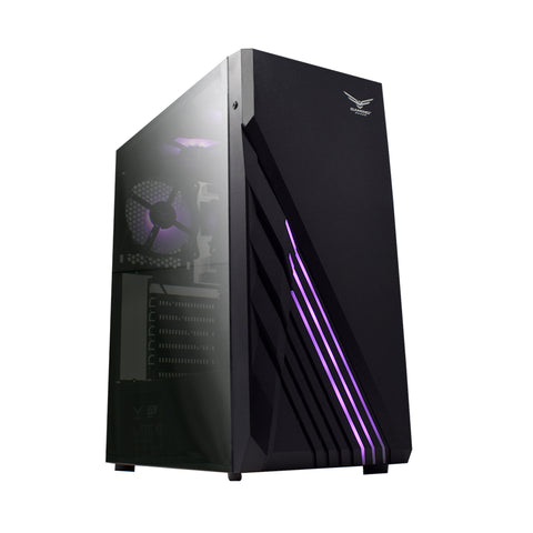 Gabinete Gaming Naceb Technology NA-0612, Gabinete, Negro