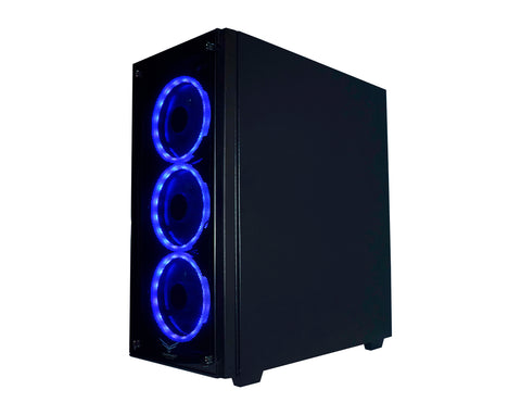 Gabinete Gaming Naceb Technology PLAYER Crystal Case NA-0603, Full ATX, Negro