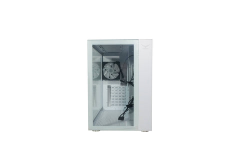 Gabinete Gaming Naceb White Nova Na-0633 Cristal Templado, Micro, Mii, Atx; Usb 3.0 Y Tipo C