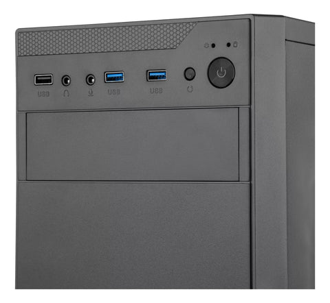Gabinete Getttech Gamer Atx, Micro atx, Mini Itx, Fuente 550W (Gcm-550Ac-01)