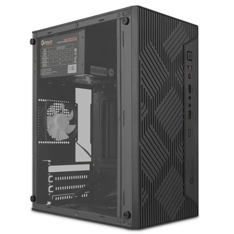Gabinete Getttech Vitro S Mini Torre con Fuente 550W, Ensamble Básico - Oficina/Hogar