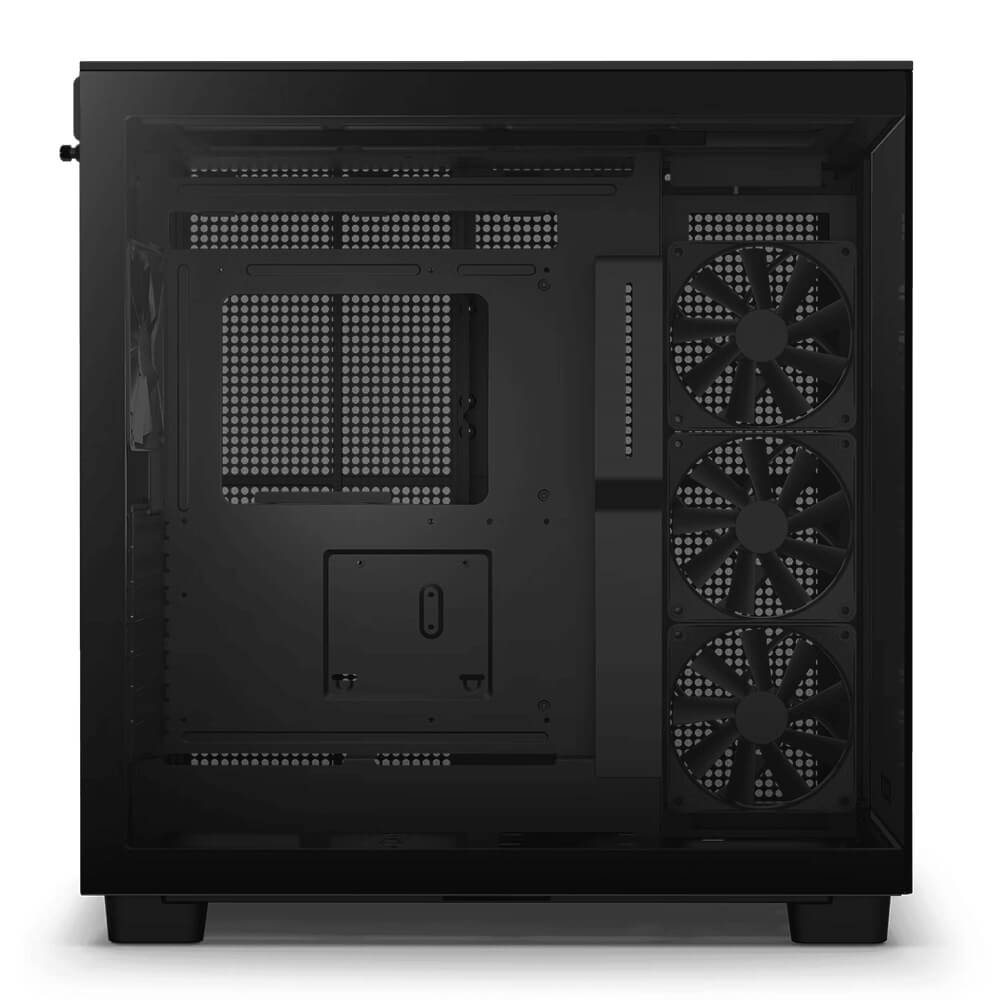 Gabinete Nzxt H9 Flow Mt Mid-Itx, Microatx, Atx, 4 Ventiladores F120 Bk Cm-H91Fb-01
