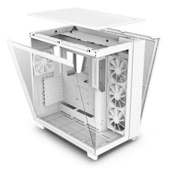 Gabinete Nzxt H9 Flow Mt Mid-Itx, Micro atx, Atx, 4 Ventiladores  F120 Blanco, Cm-H91Fw-01