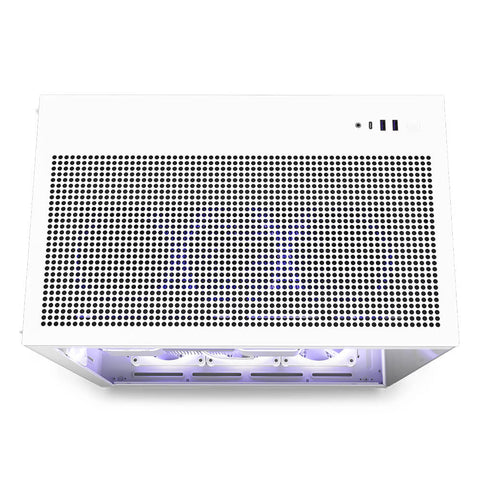 Gabinete Nzxt H9 Flow Mt Mid-Itx, Micro atx, Atx, 4 Ventiladores  F120 Blanco, Cm-H91Fw-01