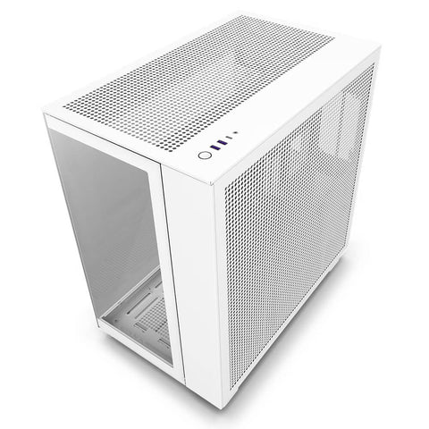 Gabinete Nzxt H9 Flow Mt Mid-Itx, Micro atx, Atx, 4 Ventiladores  F120 Blanco, Cm-H91Fw-01