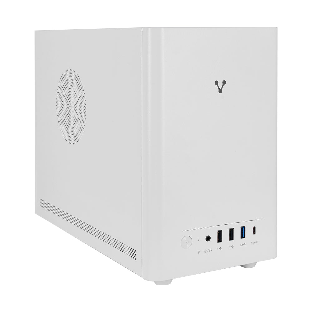 Gabinete Vorago Minitorre Matx 2 usb 2.0,1 usb 3.0, 1 tipo, Fuente 5OOw - Gab-210-Wh