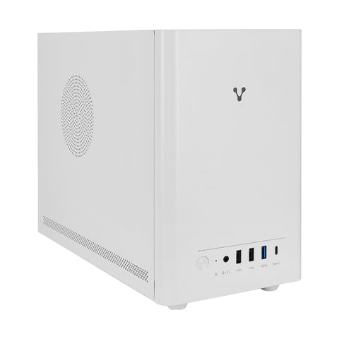 Gabinete Vorago Minitorre Matx 2 usb 2.0,1 usb 3.0, 1 tipo, Fuente 5OOw - Gab-210-Wh