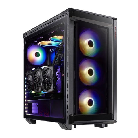 Gabinete Xpg Battlecruiser Mid-T Black 4 Fan (Battlecruiseriist-Bkcww)