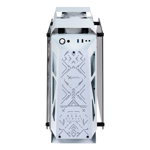 Gabinete Xzeal Gamer Ir02 M-Atx Vent Argb Blanco (Xzgairrgbw)