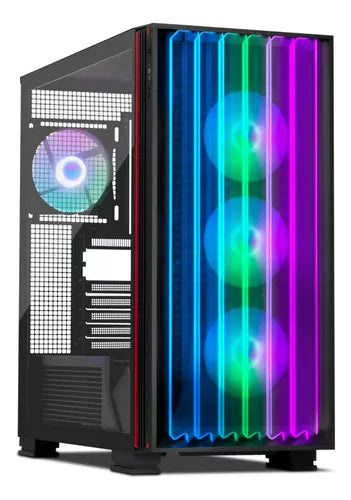 Gabinete Yeyian Gamer Mirage X Mid Atx, M-Atx, Itx, Hasta 9 Ventiladores  (Ycf-Epmir-X1)