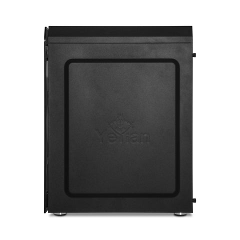 Gabinete Yeyian Gamer Ych-Mta7-01Bk Krypton Atx 3 Ventiladores Argb Cristal Templado