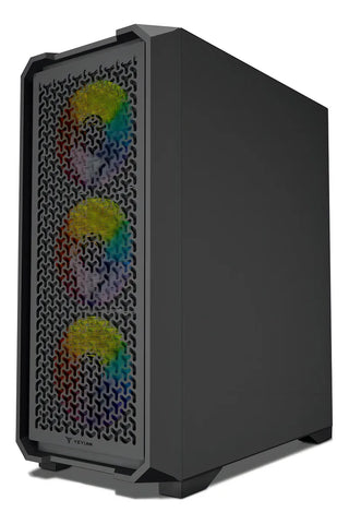 Gabinete Yeyian Vault, Midi-tower, Micro-atx/mini-itx,atx, Usb 3.0,usb C, Sin Fuente, 4 Ventiladores Argb Instalados,tarjeta De Video Hasta 360 Mm - YCM-APVAU-G1