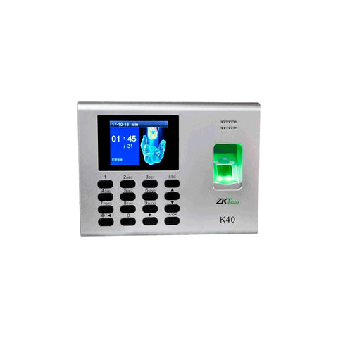 Control De Acceso Y Asistencias Zkteco Simple, 1000 Huellas,Tcp/Ip, Usb- (K40)