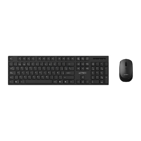 Kit Inalámbrico Acteck Creator Vantage Prime MK555 Ergonómico con Mouse de 4 Botones - Superior y Funcional