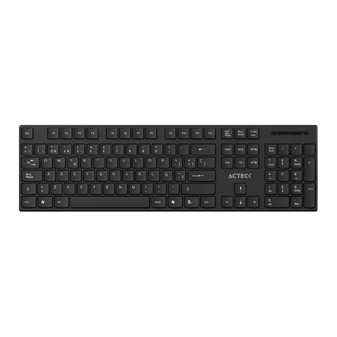 Kit Inalámbrico Acteck Creator Vantage Prime MK555 Ergonómico con Mouse de 4 Botones - Superior y Funcional