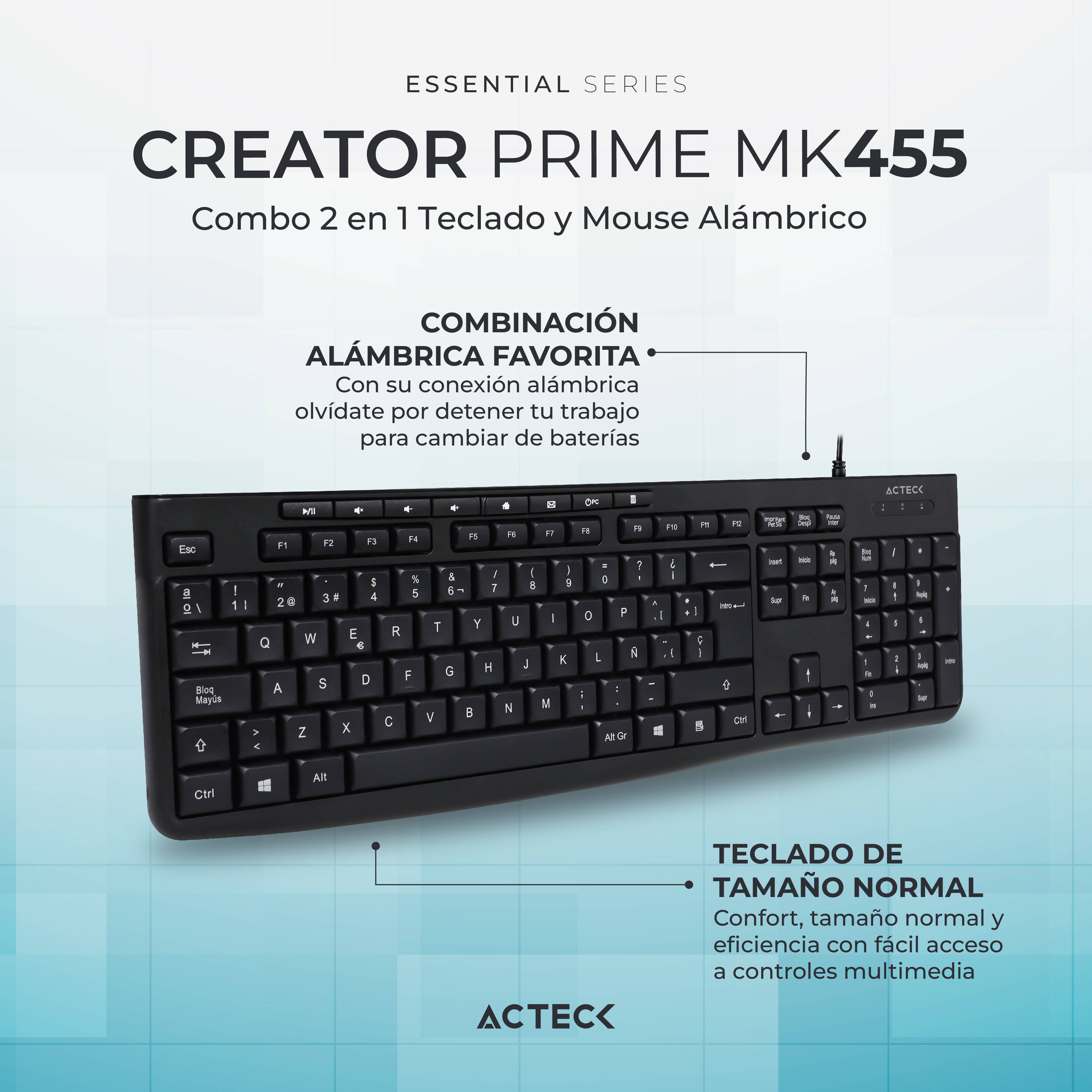 Kits para Teclado y Mouse ACTECK Essential Series