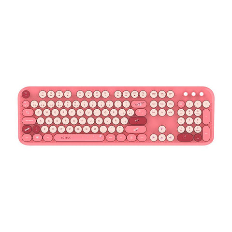 Kit Teclado y Mouse Inalámbrico Acteck Creator Chic MK485 - Conexión Dongle 2.4GHz - Combinación Perfecta Advanced Series - Nuevo
