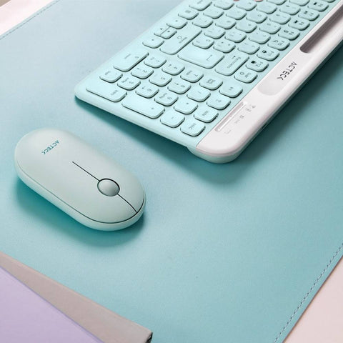 Kit Teclado y Mouse Inalámbrico Acteck Creator Virtuos Silk MK720 - Conexión Bluetooth y Batería Recargable - Productividad Máxima Elite Series - Nuevo
