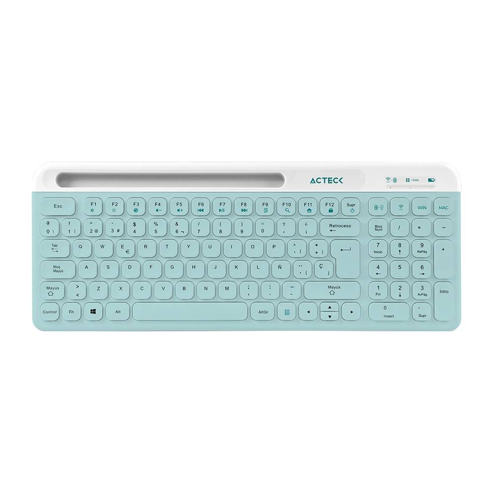 Kit Teclado y Mouse Inalámbrico Acteck Creator Virtuos Silk MK720 - Conexión Bluetooth y Batería Recargable - Productividad Máxima Elite Series - Nuevo