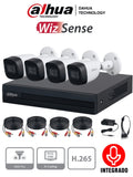 Kit de videovigilancia Dahua Technology DH-KIT/XVR1B04-I/4-HFW1200CMN-A-0280B-S5 - 4, 1920 x 1080 Pixeles