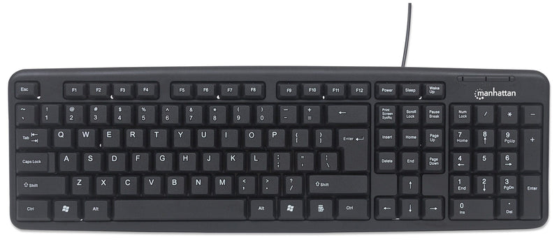 Kit teclado y mouse optico de 1000 ppp - teclado con diseño ergonómico y con amplia área de trabajo