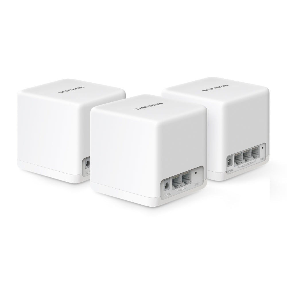 Sistema WiFi 6 en Mesh Mercusys Halo H60X (3-pack) - Velocidad AX1500 - Red Única para Casas Grandes - Nuevo