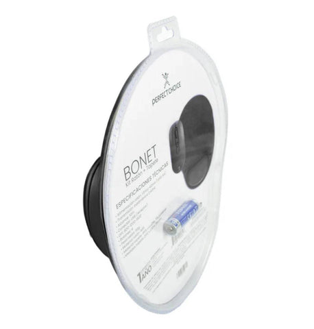 Kit de Mouse Inalámbrico Bluetooth y Tapete Perfect Choice Bonet Negro - Superficie de Alta Precisión - Desplazamiento Suave
