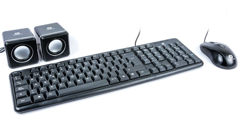 Kit de Teclado y Mouse Naceb Technology, Negro