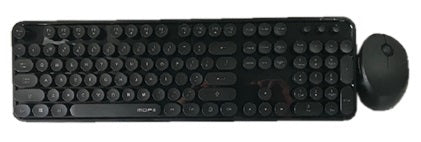 Kit Nifty TechZone Combo Inalámbrico - Teclado QWERTY 104 Teclas y Mouse 1600 DPI - Conexión Estable USB - Comodidad Garantizada