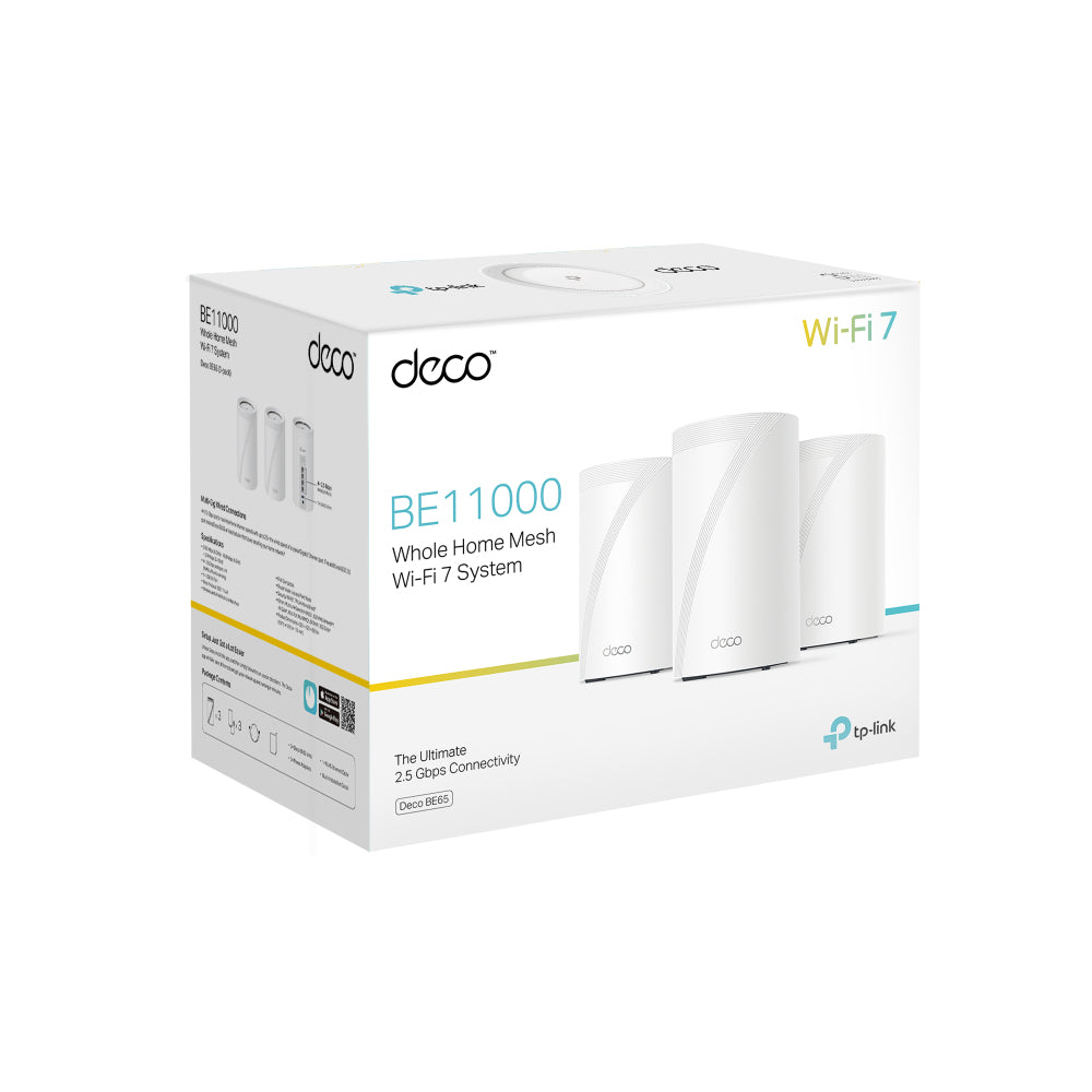 Sistema WiFi 7 Mesh para Todo el Hogar TP-LINK BE11000 - Tecnología de Próxima Generación - Conexión Sin Latencia a Máxima Velocidad - Futuro Inmediato