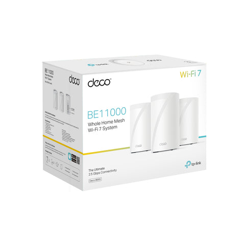 Sistema WiFi 7 Mesh para Todo el Hogar TP-LINK BE11000 - Tecnología de Próxima Generación - Conexión Sin Latencia a Máxima Velocidad - Futuro Inmediato