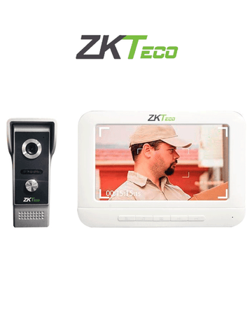 Kit De Videoportero, Monitor Zkteco 7", Camara 1Mp - (Vdpo3-B3 Kit)