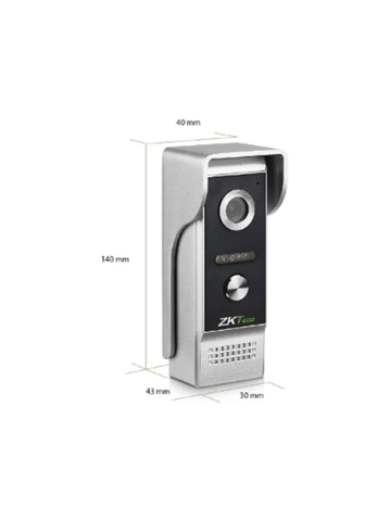 Kit De Videoportero, Monitor Zkteco 7", Camara 1Mp - (Vdpo3-B3 Kit)