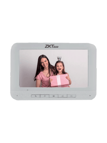 Kit De Videoportero, Monitor Zkteco 7", Camara 1Mp - (Vdpo3-B3 Kit)