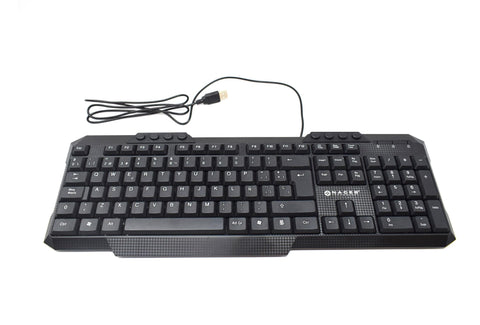 Kit Teclado y Mouse Naceb Technology NA-618, Estándar, Negro