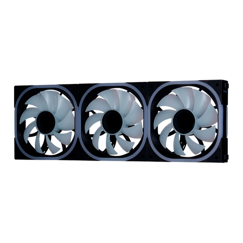 Kit Ventiladores Modular Game Factor 3X120Mm 58Cfm Rgb Negro Fkg500-Bk