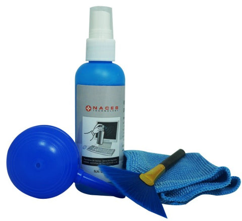Kit de limpieza Naceb Technology NA-612, Limpiador, LCD/TFT/Plasma