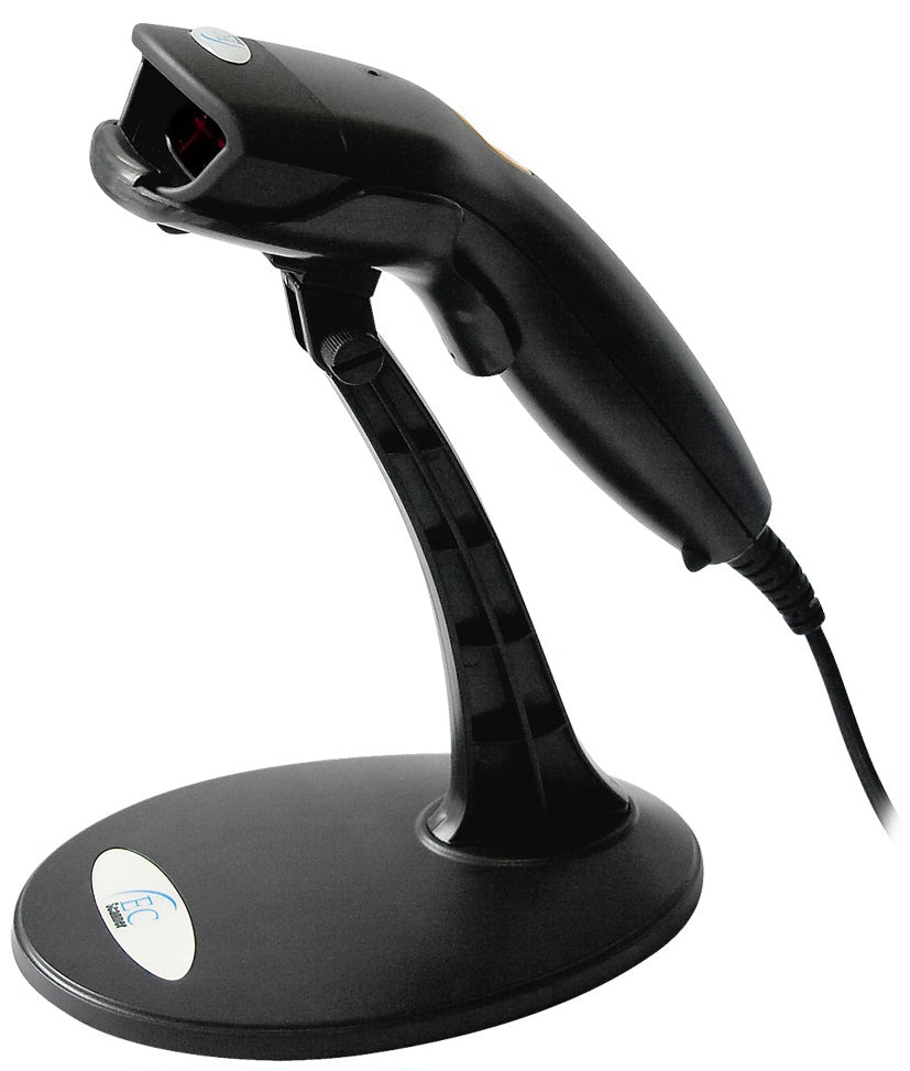 Lector de Código de Barras EC Line EC-LS9620-USB - Escáner Láser 1D a 100 lecturas/s - Cobros Rápidos y Precisos