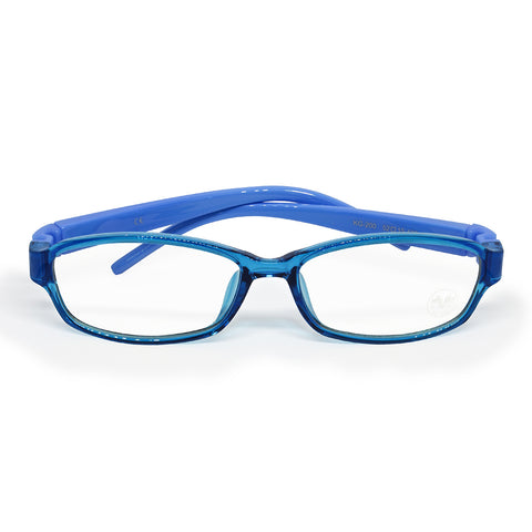 Lentes para PC / Tablet VORAGO KG-200-BL - Protección Anti Blue Light para Niños con Estuche Azul - Cuida la Vista Infantil - Diseño Ergonómico