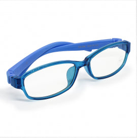 Lentes para PC / Tablet VORAGO KG-200-BL - Protección Anti Blue Light para Niños con Estuche Azul - Cuida la Vista Infantil - Diseño Ergonómico