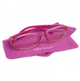 Lentes para PC / Tablet VORAGO KG-200-PK - Protección Anti Blue Light para Niños con Estuche Rosa - Cuida la Vista Infantil - Estilo Cómodo