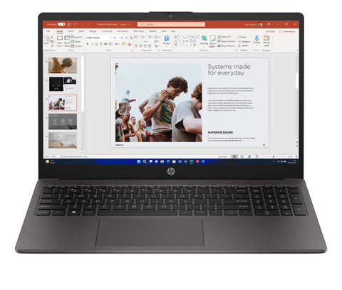 Laptop HP 250 G10 i3 8GB 512GB Estudiantes Oficina Básica