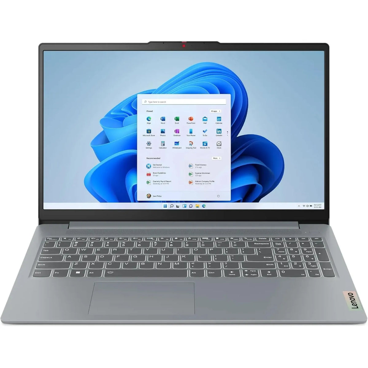 Laptop Lenovo IdeaPad Slim 3 Ryzen 5 Touch Estudiantes Oficina T/Inglés