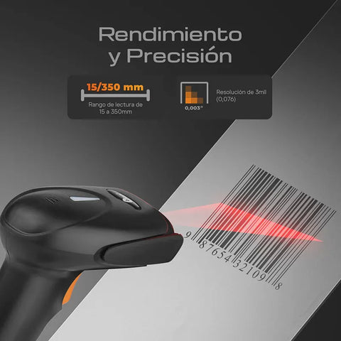 Lector De Codigo De Barras Qian Con Base 1D QOB-1DUSY