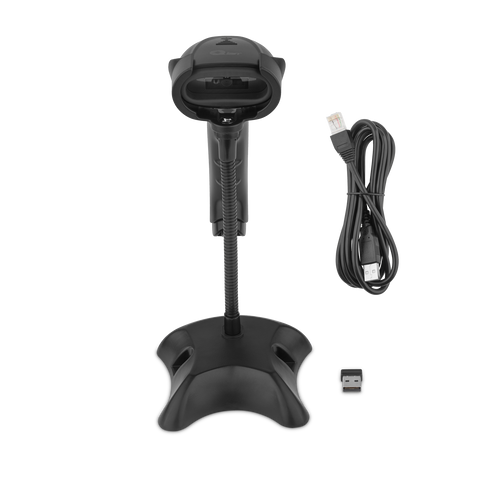 Lector De Código De Barras Qian Inalámbrico Con Base 2D QOB-2DUWY