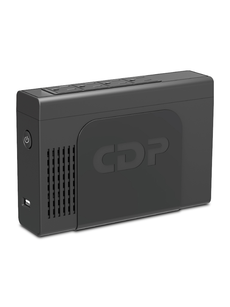 Ups Cdp Li-504 De 500Va/250W, 4 Contactos, 1 Puerto Usb, Color Negro.