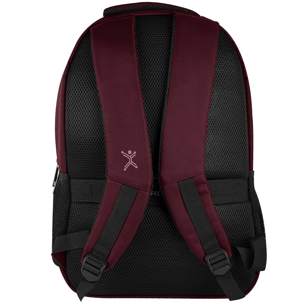 Mochila para Laptop 15.6 a 17 Pulgadas Perfect Choice Comfort Burgundy - Diseño Ultraligero y Cómodo - Estilo Ejecutivo