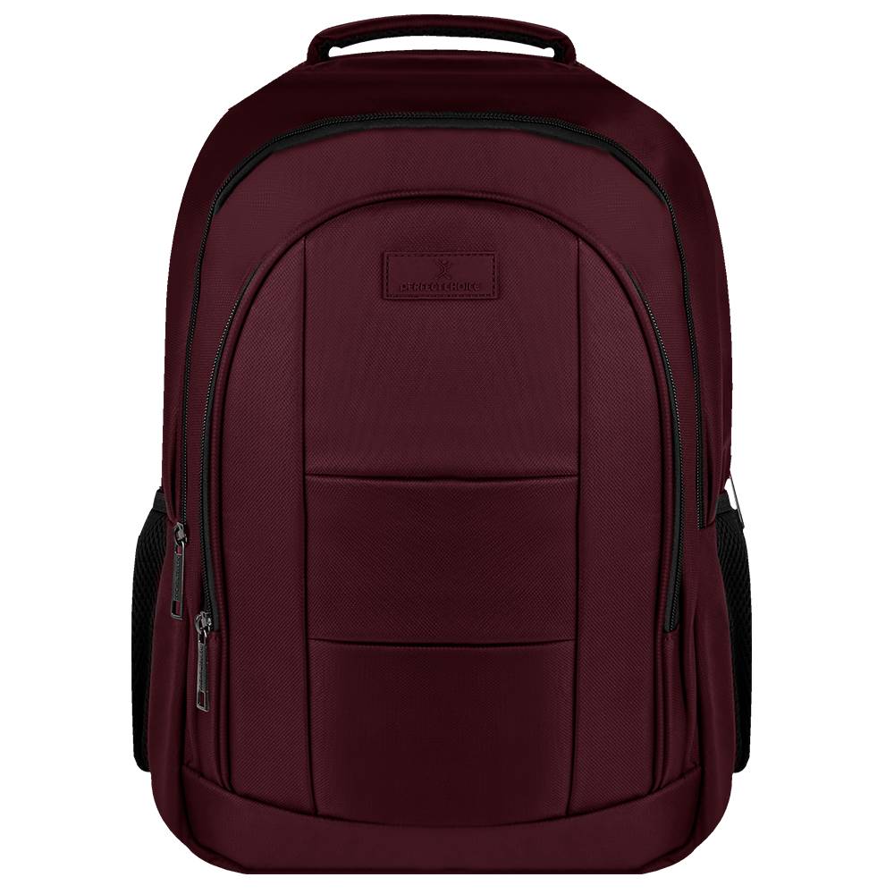 Mochila para Laptop 15.6 a 17 Pulgadas Perfect Choice Comfort Burgundy - Diseño Ultraligero y Cómodo - Estilo Ejecutivo