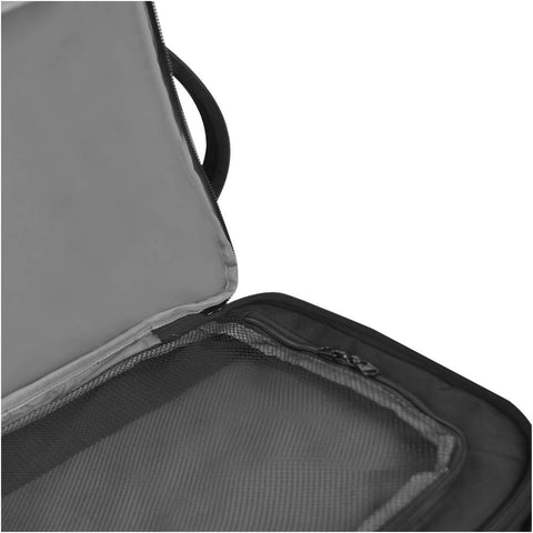 Mochila Expandible de Viaje para Laptop Perfect Choice Travela Negro - Sujetador para Maleta Integrado - Viajes Cómodos